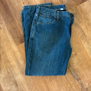 Carhartt Heavy Duty Lined Denim Blue Jeans, Relaxed Fit Mens 36x30 EUC